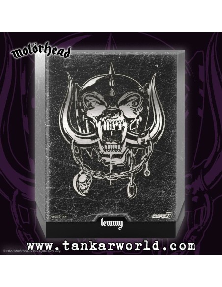 Lemmy Kilmister - Motörhead - Figura articulada - Ultimates! - Super7 - 18 cm - Motorhead