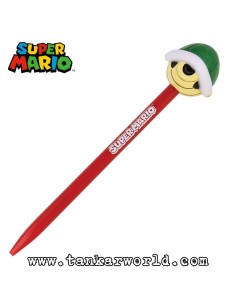 Bolígrafo y capuchón caparazón verde - Super Mario - Nintendo - Paladone - 17 cm