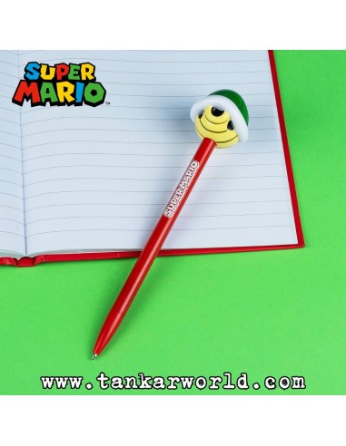 Bolígrafo y capuchón caparazón verde - Super Mario - Nintendo - Paladone - 17 cm