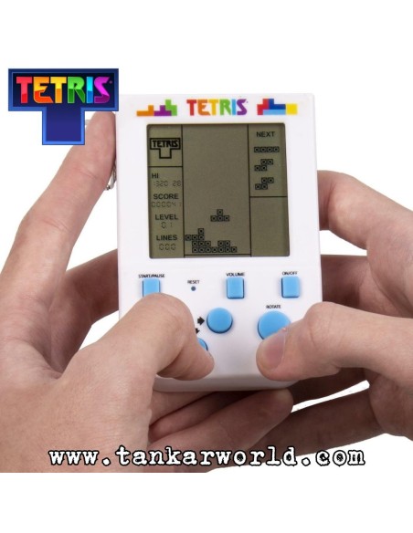 Tetris - Mini Retro Video Game - Llavero