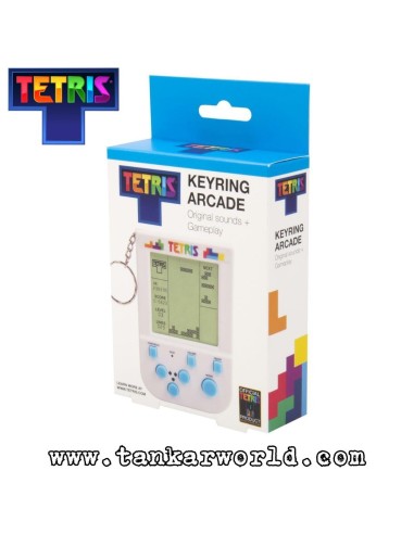 Tetris - Mini Retro Video Game - Llavero