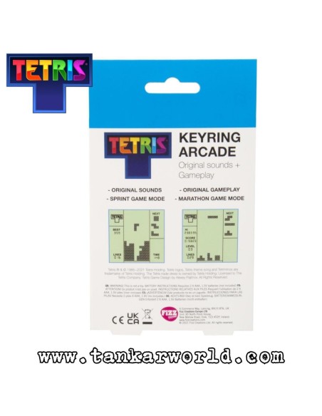 Tetris - Mini Retro Video Game - Llavero