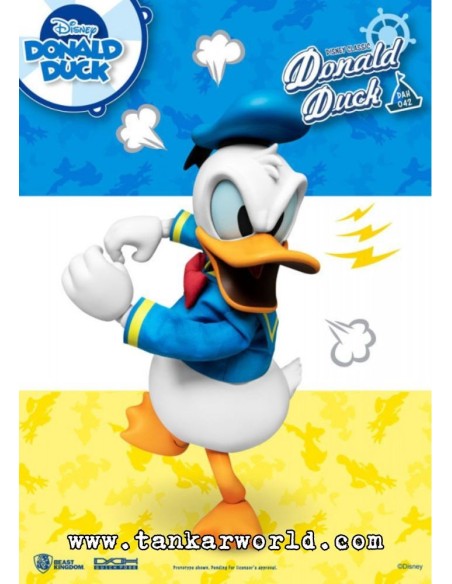 Pato Donald - Disney Classic - Dynamic Action Heroes - Donald Duck - Classic Version - Figura super articulada - 16 cm
