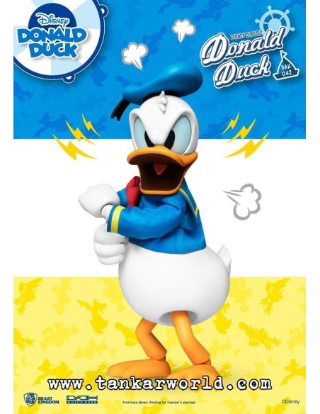 Pato Donald - Disney Classic - Dynamic Action Heroes - Donald Duck - Classic Version - Figura super articulada - 16 cm