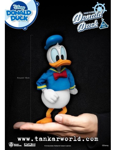 Pato Donald - Disney Classic - Dynamic Action Heroes - Donald Duck - Classic Version - Figura super articulada - 16 cm