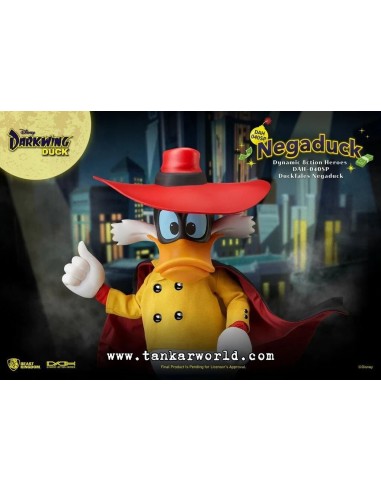 Darkwing - NegaDuck - Disney - Dynamic Action Heroes Action - Figura Super Articulada - Beast Kingdom - 16 cm