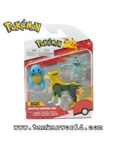 Pokemon - Set Battle Ready!: Squirtle+Boltund+Machop  - Figuras articuladas 5-8 cm 2