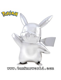 Pikachu - Pokemon - 25 Aniversario - Select Battle Silver Edition - 8 cm