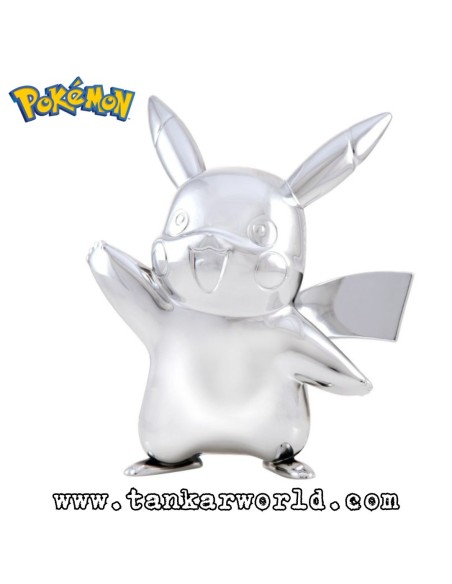 Pikachu - Pokemon - 25 Aniversario - Select Battle Silver Edition - 8 cm