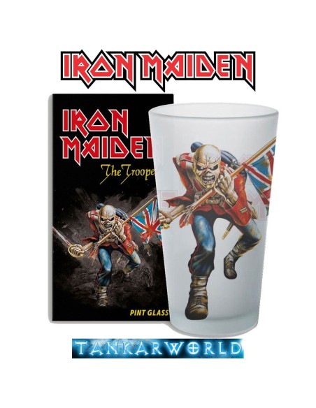 Iron Maiden - The Trooper - Vaso de cristal