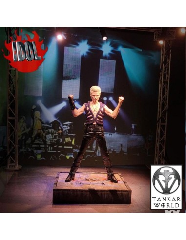 Billy Idol - Estatua Rock Iconz - 22cm - Escala 1:9