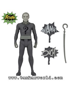 The Riddler - Black & White TV Variant - Batman Classic TV Series - Figura articulada - DC Comics - 15 cm