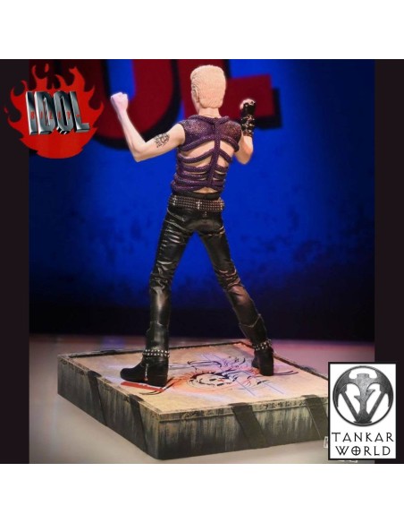 Billy Idol - Estatua Rock Iconz - 22cm - Escala 1:9
