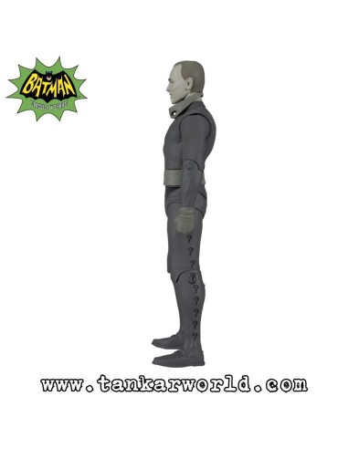 The Riddler - Black & White TV Variant - Batman Classic TV Series - Figura articulada - DC Comics - 15 cm