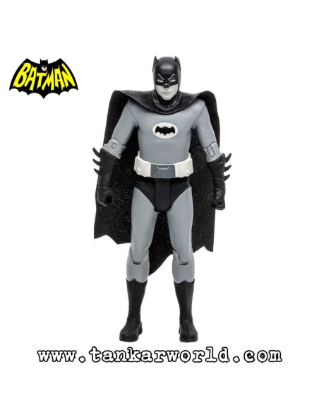 Batman - Black & White TV Variant - Batman Classic TV Series - Figura articulada - DC Comics - 15 cm