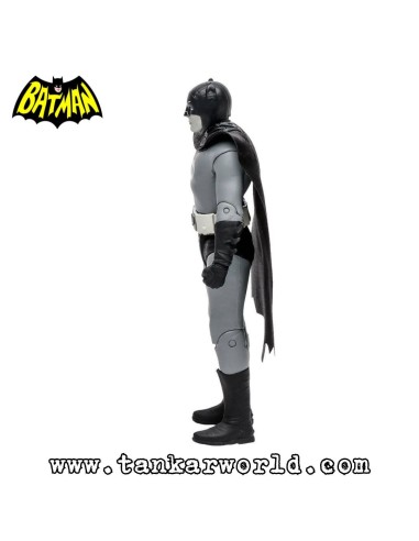 Batman - Black & White TV Variant - Batman Classic TV Series - Figura articulada - DC Comics - 15 cm