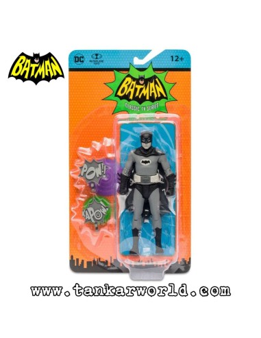 Batman - Black & White TV Variant - Batman Classic TV Series - Figura articulada - DC Comics - 15 cm