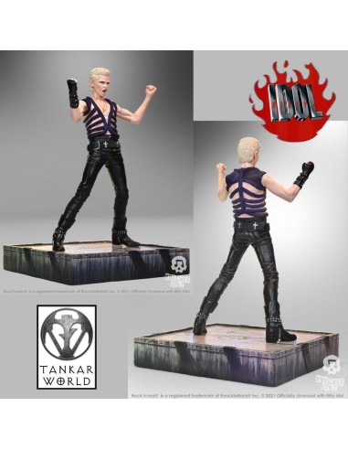 Billy Idol - Estatua Rock Iconz - 22cm - Escala 1:9