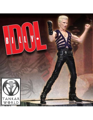 Billy Idol - Estatua Rock Iconz - 22cm - Escala 1:9