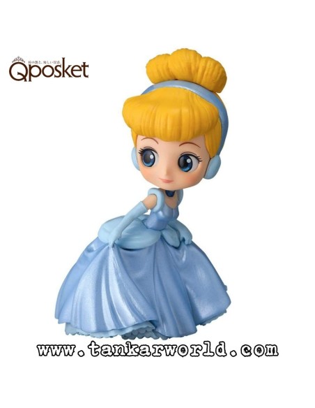 Cenicienta / Cinderella - Minifigura Disney Q Posket Petit Girls Festival - Banpresto - 7cm