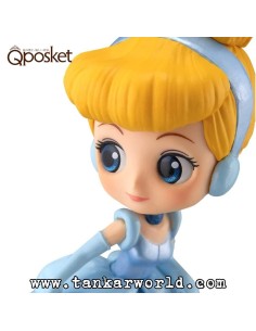 Cenicienta / Cinderella - Minifigura Disney Q Posket Petit Girls Festival - Banpresto - 7cm 2