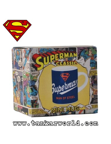 Superman - Man of Steel - Mini taza de café Espresso - DC Comics Mini Mug