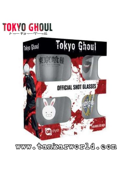 Tokyo Ghoul - Set 4 vasos de chupito - 20 ml