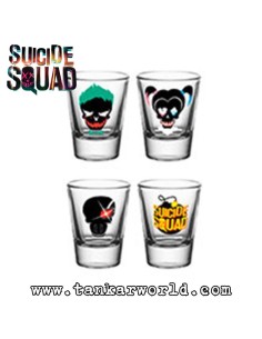 Suicide Squad - Set 4 vasos de chupito - 20 ml 2