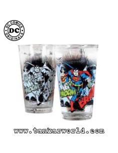Vaso Térmico Superheroes DC Comics: Superman, Batman y Wonder Woman - 15 cm