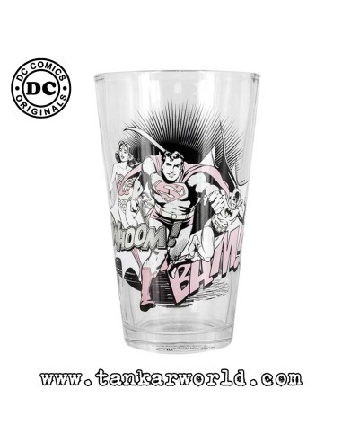 Vaso Térmico Superheroes DC Comics: Superman, Batman y Wonder Woman - 15 cm