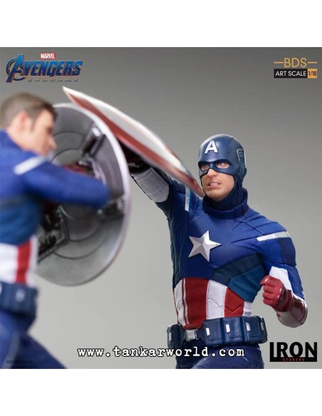 Estatua del Capitán América 2023 - Vengadores: Endgame - Bds Art - Iron Studios - Escala 1:10