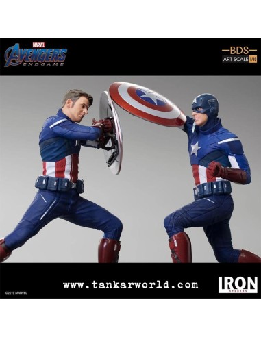 Estatua del Capitán América 2023 - Vengadores: Endgame - Bds Art - Iron Studios - Escala 1:10