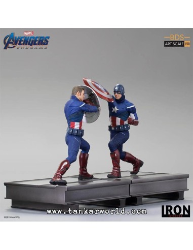 Estatua del Capitán América 2023 - Vengadores: Endgame - Bds Art - Iron Studios - Escala 1:10