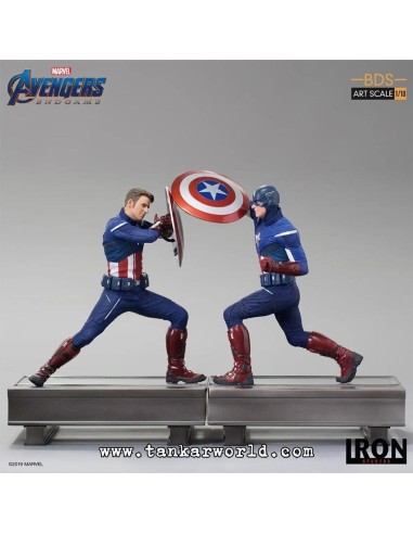 Estatua del Capitán América 2023 - Vengadores: Endgame - Bds Art - Iron Studios - Escala 1:10
