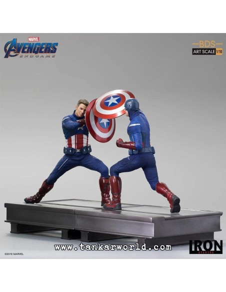 Estatua del Capitán América 2023 - Vengadores: Endgame - Bds Art - Iron Studios - Escala 1:10