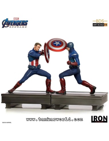 Estatua del Capitán América 2023 - Vengadores: Endgame - Bds Art - Iron Studios - Escala 1:10