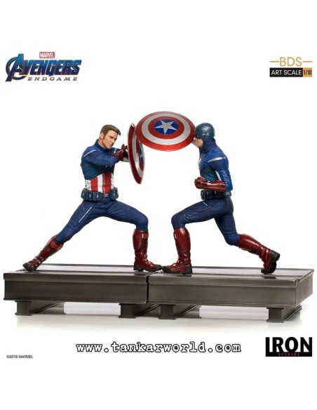 Estatua del Capitán América 2023 - Vengadores: Endgame - Bds Art - Iron Studios - Escala 1:10