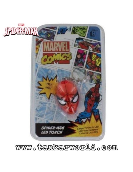 Spider-Man - Llavero Led Torch - Marvel Comics - Paladone - Con Luz - 4,5 cm