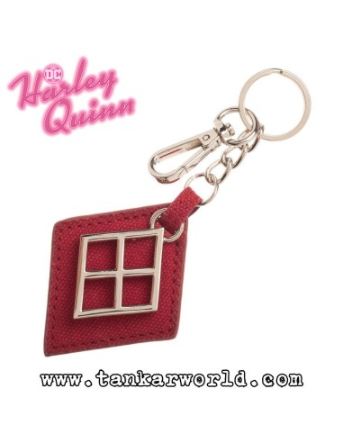 Llavero Harley Quinn Logo - DC Comics - Metal PU KeyRing