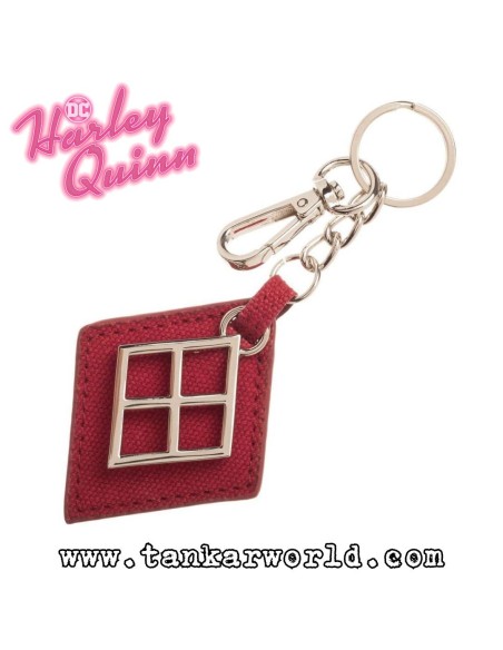 Llavero Harley Quinn Logo - DC Comics - Metal PU KeyRing