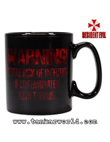 Resident Evil - Warning! Biohazard - Taza mug XL - 400 ml