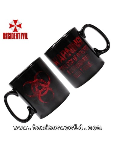 Resident Evil - Warning! Biohazard - Taza mug XL - 400 ml