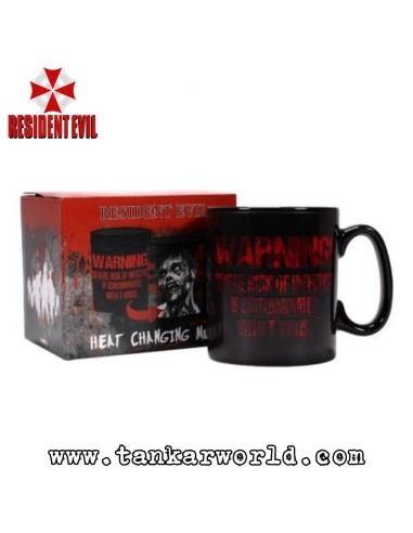 Resident Evil - Warning! Biohazard - Taza mug XL - 400 ml
