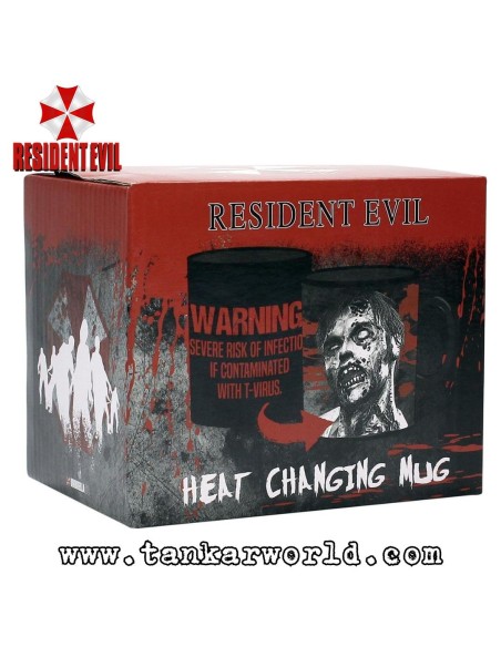 Resident Evil - Warning! Biohazard - Taza mug XL - 400 ml