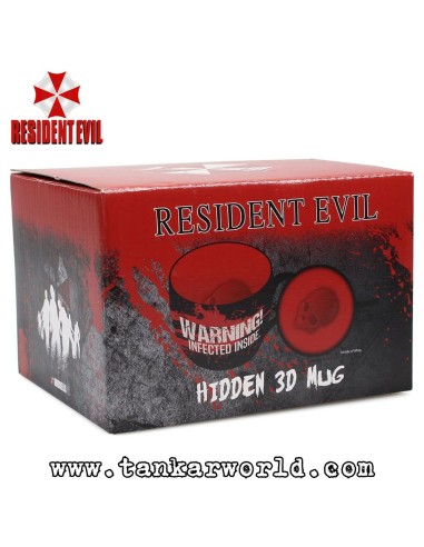 Resident Evil - Warning! Infected Inside - Hidden 3D Mug - 450 ml