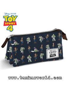 Toy Story 4 - Estuche portatodo triple - Buddy & Buzz
