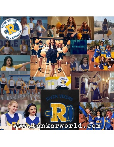 Riverdale - River Vixens - Estuche portatodo triple - Logo Bordado