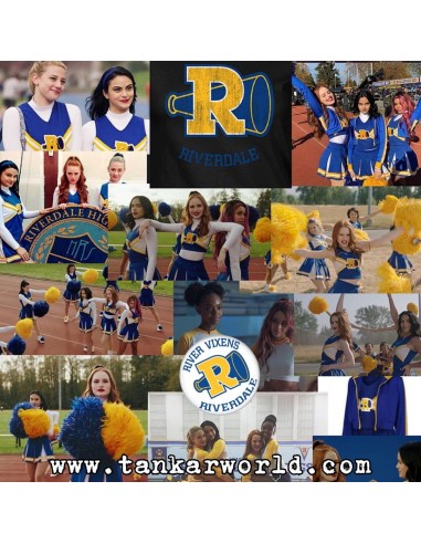 Riverdale - River Vixens - Estuche portatodo triple - Logo Bordado