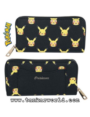 Monedero / Cartera con cremallera - Pikachu - Pokemon - Difuzed