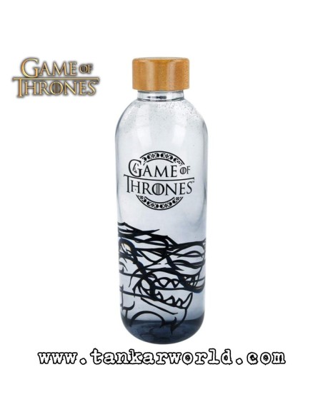 Botella de cristal - Juego de Tronos - Casa Stark - 1030 ml